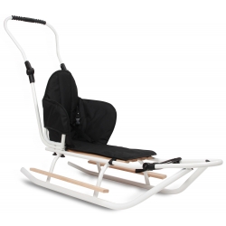 Polskie duże sanki z Oparciem i Pchaczem+ MARETACYK